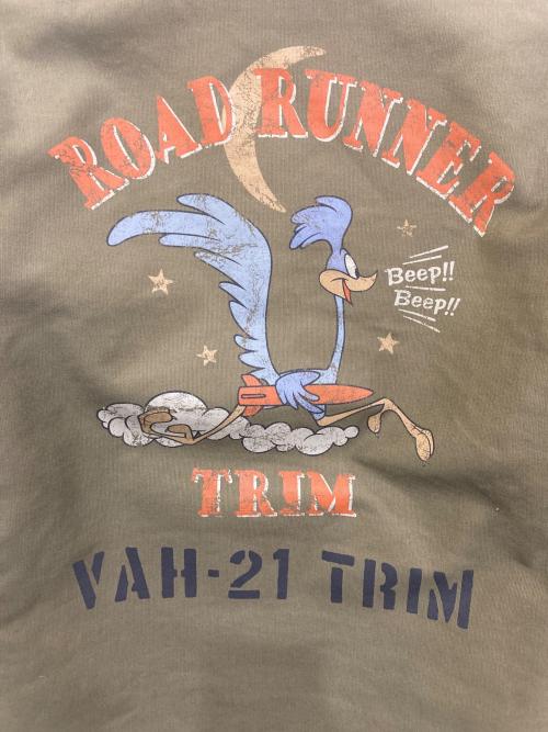 TOYS MCCOY（トイズマッコイ）TOYS MCCOY (トイズマッコイ) WARNER BROS (ワーナーブラザース) N-1 DECK JACKET ROAD RUNNER オリーブ サイズ:38の古着・服飾アイテム