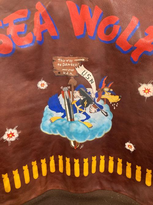 BRONX（ブロンクス）BRONX (ブロンクス) A-2 フライトジャケット バーガンディー サイズ:36の古着・服飾アイテム