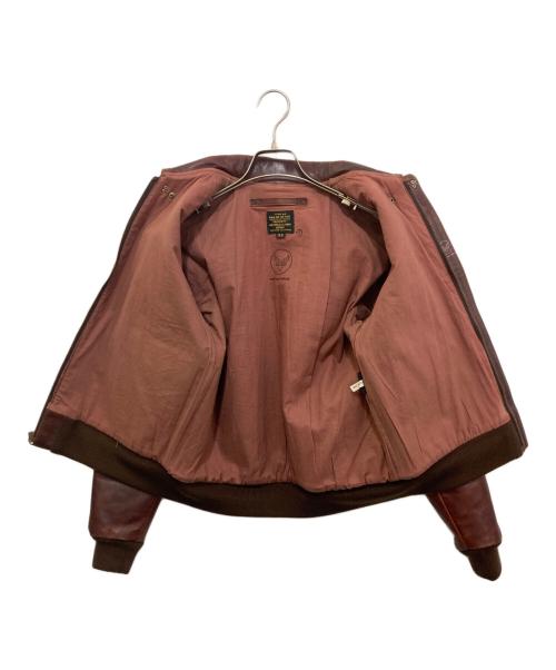 BRONX（ブロンクス）BRONX (ブロンクス) A-2 フライトジャケット バーガンディー サイズ:36の古着・服飾アイテム
