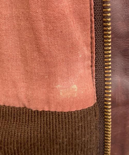 BRONX（ブロンクス）BRONX (ブロンクス) A-2 フライトジャケット バーガンディー サイズ:36の古着・服飾アイテム