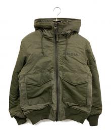 AVIREX（アヴィレックス）の古着「FADE JACKET」｜オリーブ