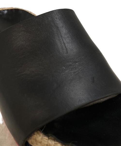 MONCLER（モンクレール）MONCLER (モンクレール) エスパドリーユ ブラック サイズ:不明(実寸をご参考下さい)の古着・服飾アイテム