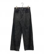 adidasアディダス）の古着「Adilenium シーズン3 ルーズフィット デニムパンツ　JY6291」｜ブラック