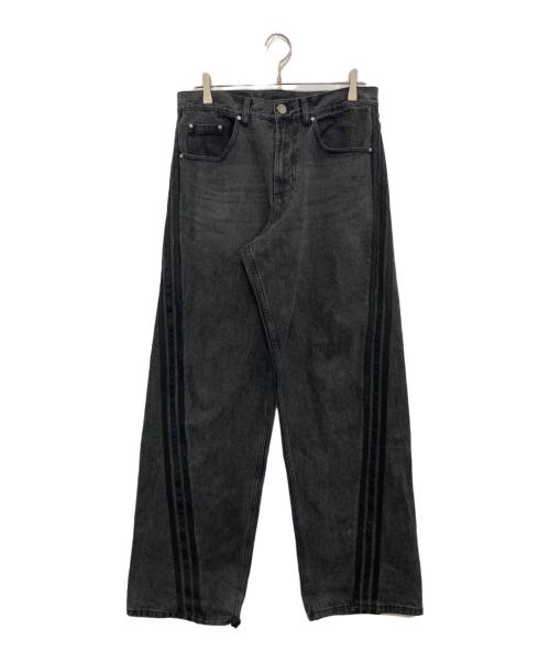 adidas（アディダス）adidas (アディダス) Adilenium シーズン3 ルーズフィット デニムパンツ　JY6291 ブラック サイズ:30の古着・服飾アイテム