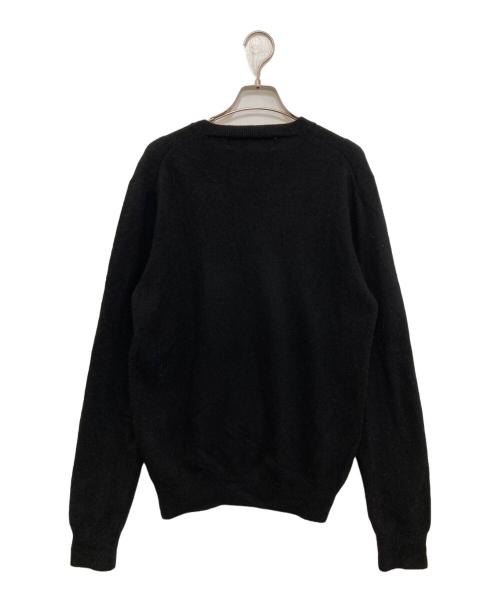 PLAY COMME des GARCONS（プレイコムデギャルソン）PLAY COMME des GARCONS (プレイコムデギャルソン) ウールニット　AZ-N044 ブラック サイズ:Mの古着・服飾アイテム