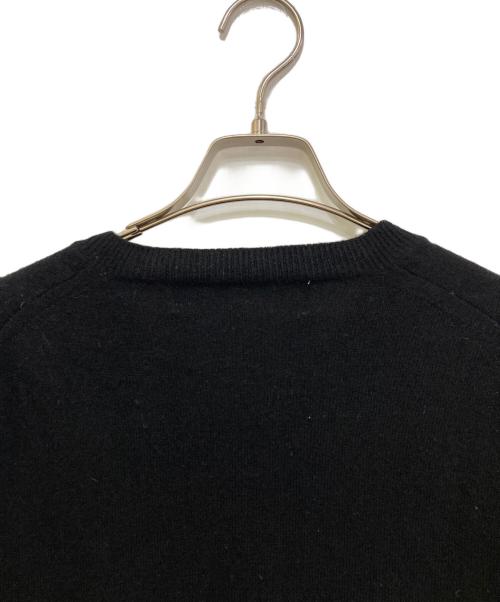 PLAY COMME des GARCONS（プレイコムデギャルソン）PLAY COMME des GARCONS (プレイコムデギャルソン) ウールニット　AZ-N044 ブラック サイズ:Mの古着・服飾アイテム