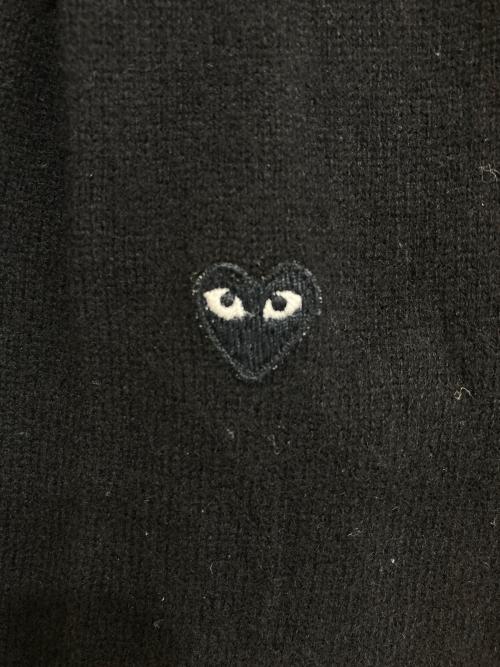 PLAY COMME des GARCONS（プレイコムデギャルソン）PLAY COMME des GARCONS (プレイコムデギャルソン) ウールニット　AZ-N044 ブラック サイズ:Mの古着・服飾アイテム