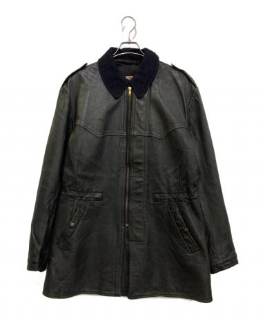 希少　廃盤　スェーデン　ヴィンテージ　プレート　22cm 中古・古着通販】スウェーデン軍 (スウェーデングン) レザーカーコート