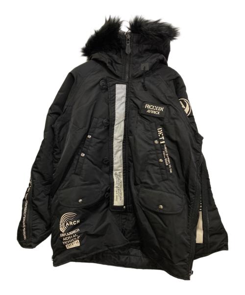 AVIREX（アヴィレックス）AVIREX (アヴィレックス) RECON N-3 ACTION 6112171 ブラック サイズ:2XLの古着・服飾アイテム