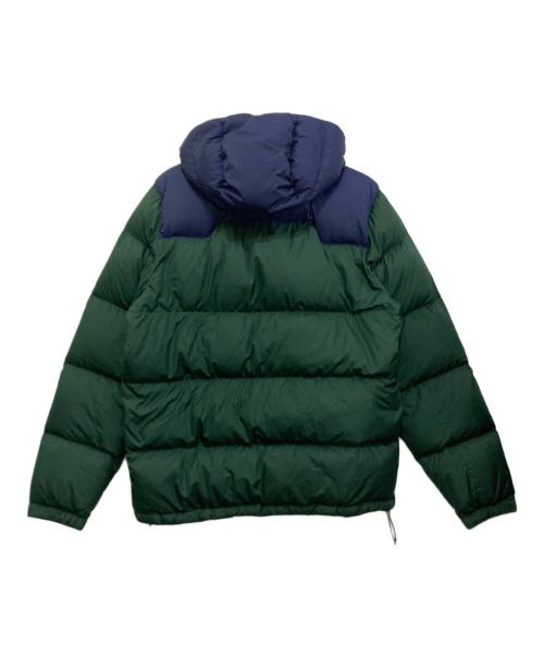 POLO RALPH LAUREN（ポロ・ラルフローレン）POLO RALPH LAUREN (ポロ・ラルフローレン) バイカラーダウンジャケット ブルー×グリーン サイズ:Lの古着・服飾アイテム