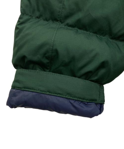 POLO RALPH LAUREN（ポロ・ラルフローレン）POLO RALPH LAUREN (ポロ・ラルフローレン) バイカラーダウンジャケット ブルー×グリーン サイズ:Lの古着・服飾アイテム
