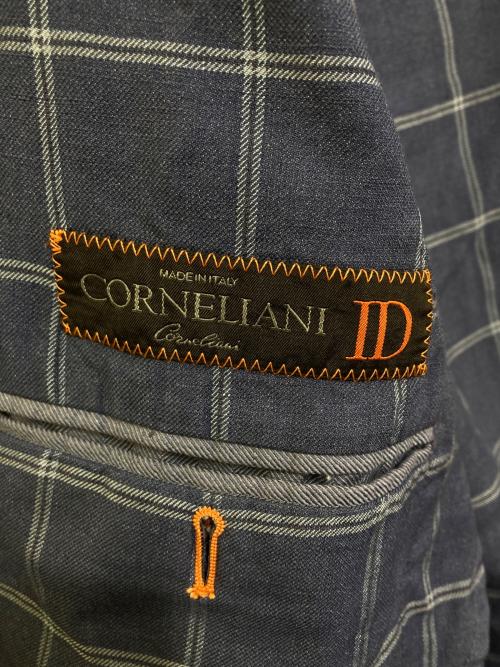 CORNELIANI（コルネリアーニ）CORNELIANI (コルネリアーニ) テーラードジャケット ブルー サイズ:46の古着・服飾アイテム