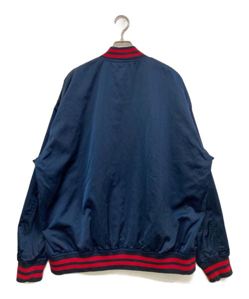 AVIREX（アヴィレックス）AVIREX (アヴィレックス) 復刻 サテンスタジャン ネイビー サイズ:2XLの古着・服飾アイテム