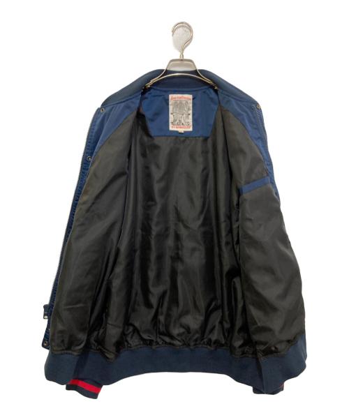 AVIREX（アヴィレックス）AVIREX (アヴィレックス) 復刻 サテンスタジャン ネイビー サイズ:2XLの古着・服飾アイテム