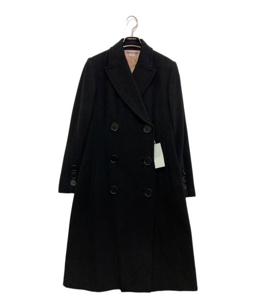 Paul Smith woman（ポールスミス ウーマン）Paul Smith woman (ポールスミス ウーマン) カシミヤダブルコート　SCPC4023 ブラック サイズ:40の古着・服飾アイテム