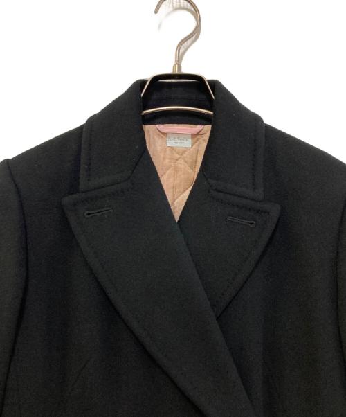 Paul Smith woman（ポールスミス ウーマン）Paul Smith woman (ポールスミス ウーマン) カシミヤダブルコート　SCPC4023 ブラック サイズ:40の古着・服飾アイテム