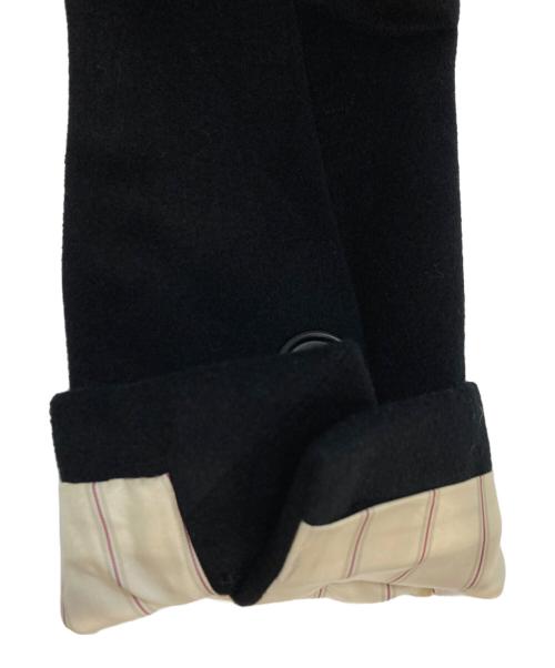 Paul Smith woman（ポールスミス ウーマン）Paul Smith woman (ポールスミス ウーマン) カシミヤダブルコート　SCPC4023 ブラック サイズ:40の古着・服飾アイテム