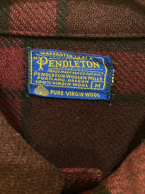 PENDLETON（ペンドルトン）PENDLETON (ペンドルトン) クルーザ-ジャケット レッド サイズ:Mの古着・服飾アイテム