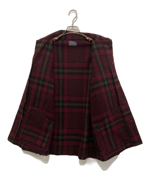 PENDLETON（ペンドルトン）PENDLETON (ペンドルトン) クルーザ-ジャケット レッド サイズ:Mの古着・服飾アイテム