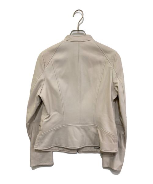 DAMA collection（ダーマコレクション）DAMA collection (ダーマコレクション) ラムレザージャケット ベージュ サイズ:7AR 未使用品の古着・服飾アイテム