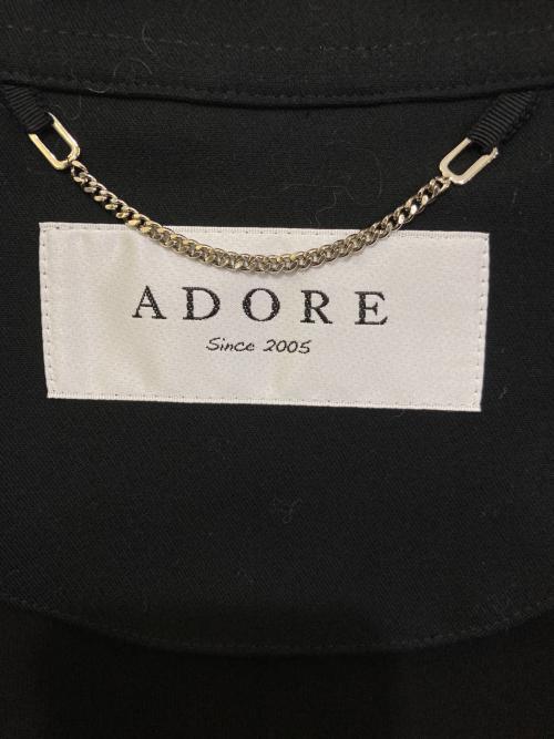 ADORE（アドーア）ADORE (アドーア) サークルレーススタンドカラージャケット ブラック サイズ:38の古着・服飾アイテム