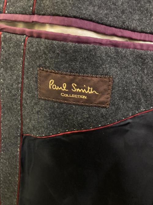 Paul Smith COLLECTION（ポールスミス コレクション）Paul Smith COLLECTION (ポールスミス コレクション) デザインウール2Bジャケット グレー サイズ:175の古着・服飾アイテム