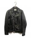 ）の古着「vintage leather riders jacket」｜ブラック