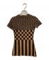 FENDI (フェンディ) ズッカ総柄Tシャツ ブラウン サイズ:40：10000円