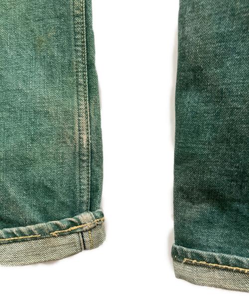 KAPITAL（キャピタル）KAPITAL (キャピタル) ピエロデニムパンツ グリーン サイズ:Mの古着・服飾アイテム