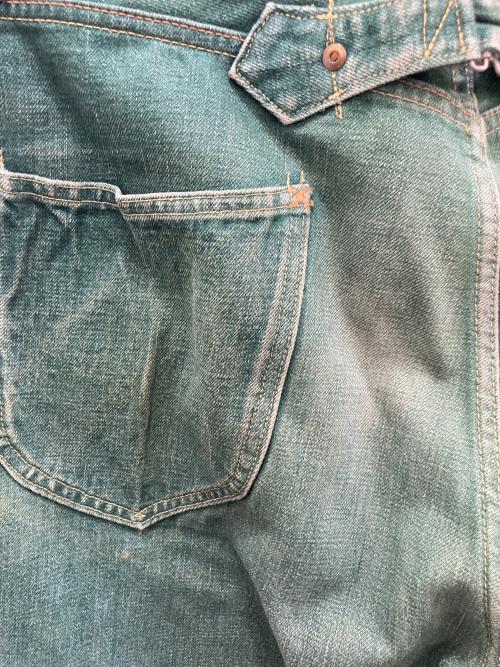 KAPITAL（キャピタル）KAPITAL (キャピタル) ピエロデニムパンツ グリーン サイズ:Mの古着・服飾アイテム