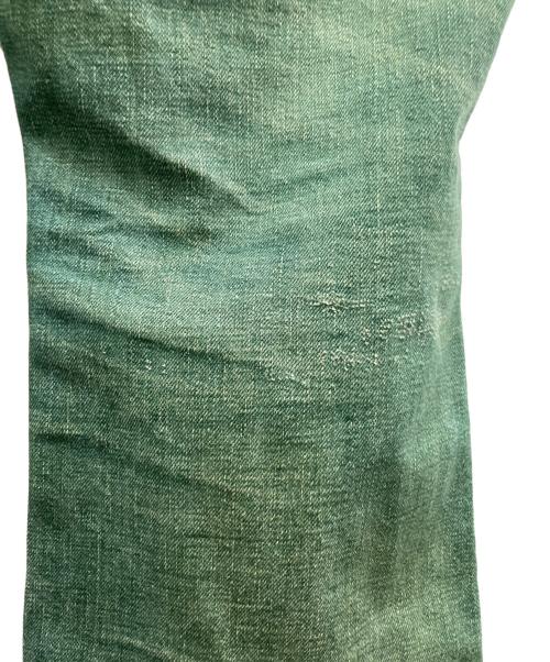 KAPITAL（キャピタル）KAPITAL (キャピタル) ピエロデニムパンツ グリーン サイズ:Mの古着・服飾アイテム