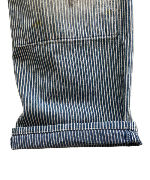 KAPITAL（キャピタル）KAPITAL (キャピタル) ヴィンテージ加工ヒッコリーパンツ インディゴ サイズ:34の古着・服飾アイテム