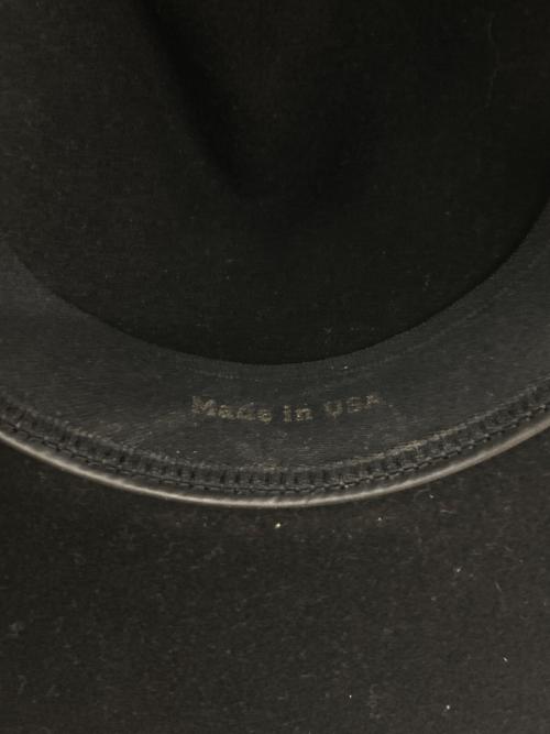 STETSON（ステットソン）STETSON (ステットソン) 中折れハット ブラック サイズ:59/ 7 3/8の古着・服飾アイテム