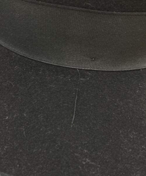 STETSON（ステットソン）STETSON (ステットソン) 中折れハット ブラック サイズ:59/ 7 3/8の古着・服飾アイテム