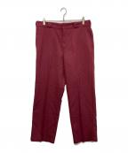 Dickies×JOURNAL STANDARD relumeディッキーズ×ジャーナルスタンダード レリューム）の古着「別注 ワイドスラックス」｜ボルドー