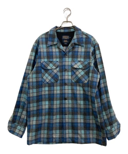 PENDLETON（ペンドルトン）PENDLETON (ペンドルトン) ボードシャツ　AA022-30789 ブルー サイズ:Mの古着・服飾アイテム