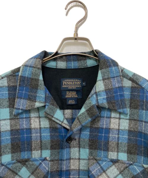 PENDLETON（ペンドルトン）PENDLETON (ペンドルトン) ボードシャツ　AA022-30789 ブルー サイズ:Mの古着・服飾アイテム