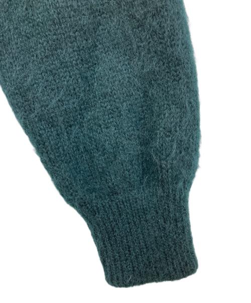 BATONER（バトナ―）BATONER (バトナ―) PURE MOHAIR CARDIGAN　BN-22FM-065 グリーン サイズ:3の古着・服飾アイテム