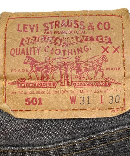 LEVI'S（リーバイス）LEVI'S (リーバイス) 501 先染めブラックデニム ブラック サイズ:W31の古着・服飾アイテム