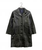 OLD GAPオールドギャップ）の古着「レザーコート」｜ブラック