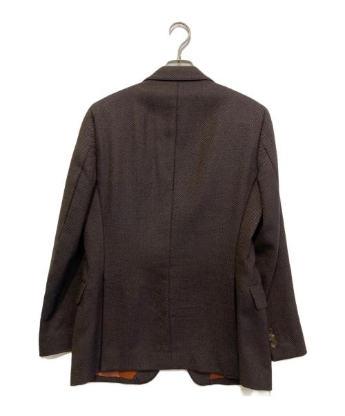 ETRO（エトロ）ETRO (エトロ) 裏地総柄2Bジャケット ブラウン サイズ:46の古着・服飾アイテム