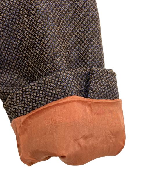 ETRO（エトロ）ETRO (エトロ) 裏地総柄2Bジャケット ブラウン サイズ:46の古着・服飾アイテム