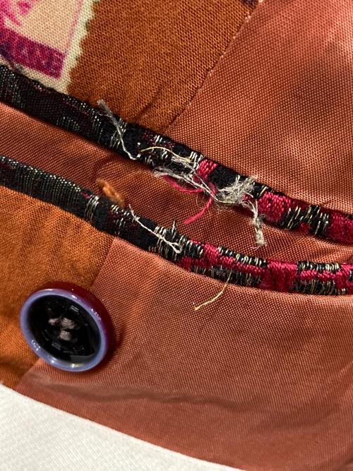 ETRO（エトロ）ETRO (エトロ) 裏地総柄2Bジャケット ブラウン サイズ:46の古着・服飾アイテム