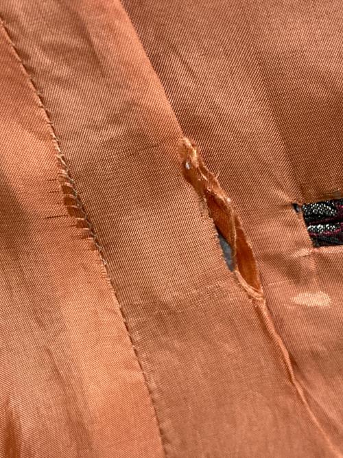 ETRO（エトロ）ETRO (エトロ) 裏地総柄2Bジャケット ブラウン サイズ:46の古着・服飾アイテム