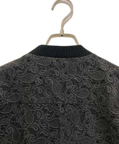 ETRO（エトロ）ETRO (エトロ) ペイズリー柄ゴートレザーブルゾン　171-1L415-9157 ブラック サイズ:Mの古着・服飾アイテム