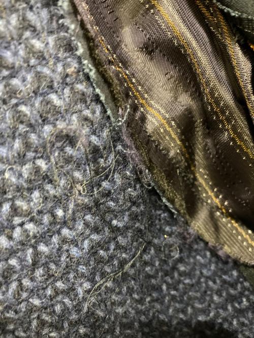 ETRO（エトロ）ETRO (エトロ) ライナー付ニットジャケット ネイビー サイズ:48の古着・服飾アイテム