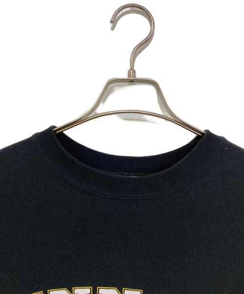 Champion REVERSE WEAVE（チャンピオン リバース ウィーブ）Champion REVERSE WEAVE (チャンピオン リバース ウィーブ) MINNANO (ミンナノ) コラボプリントスウェット ブラック サイズ:LARGEの古着・服飾アイテム