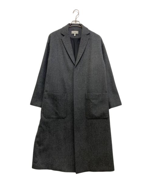 HYKE（ハイク）HYKE (ハイク) チェスターコート　202-17267 グレー サイズ:3の古着・服飾アイテム