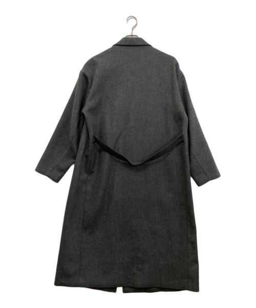 HYKE（ハイク）HYKE (ハイク) チェスターコート　202-17267 グレー サイズ:3の古着・服飾アイテム
