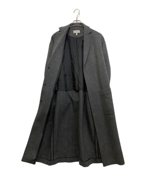 HYKE（ハイク）HYKE (ハイク) チェスターコート　202-17267 グレー サイズ:3の古着・服飾アイテム